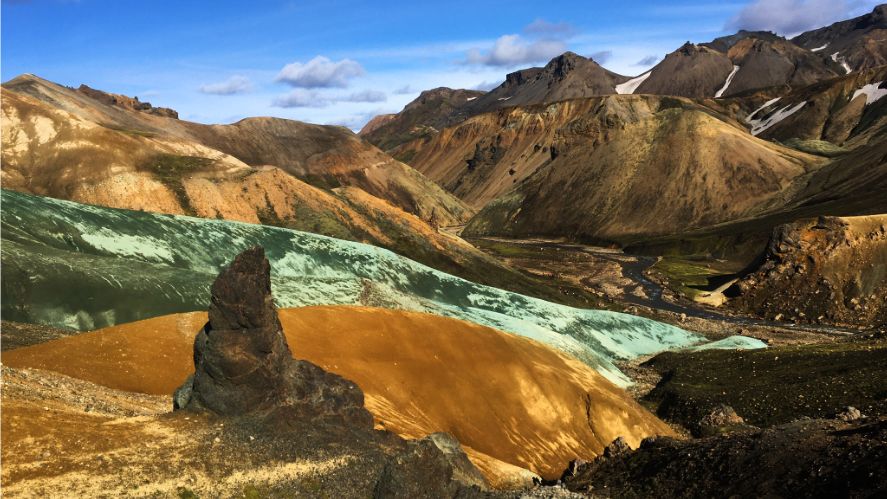 Grænihryggur á Fjallabaksleið, Landmannalaugar, landvernd