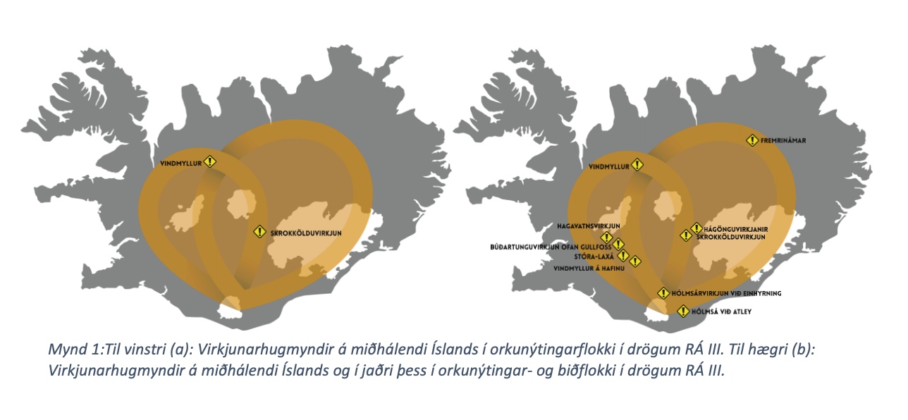 Virkjunarhugmyndir á hálendi Íslands, landvernd.is